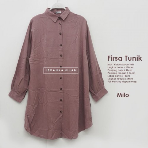 Firsa-005 Atasan Tunik Katun Rayon Twill
